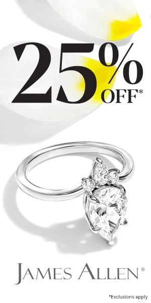 Spring 2022 Sale: 25% off at James Allen® *Exclusions Apply